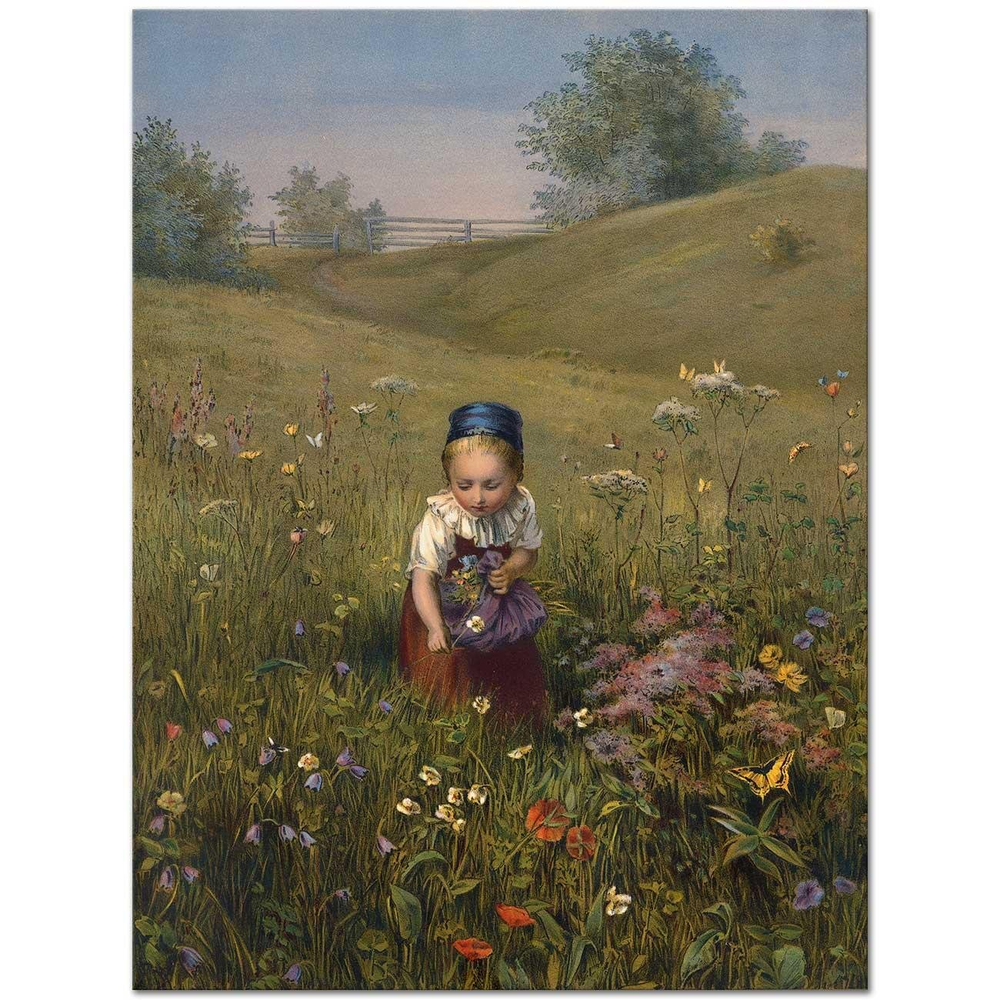 Ludwig Knaus İlkbahar Çiçekleri Kanvas Tablo