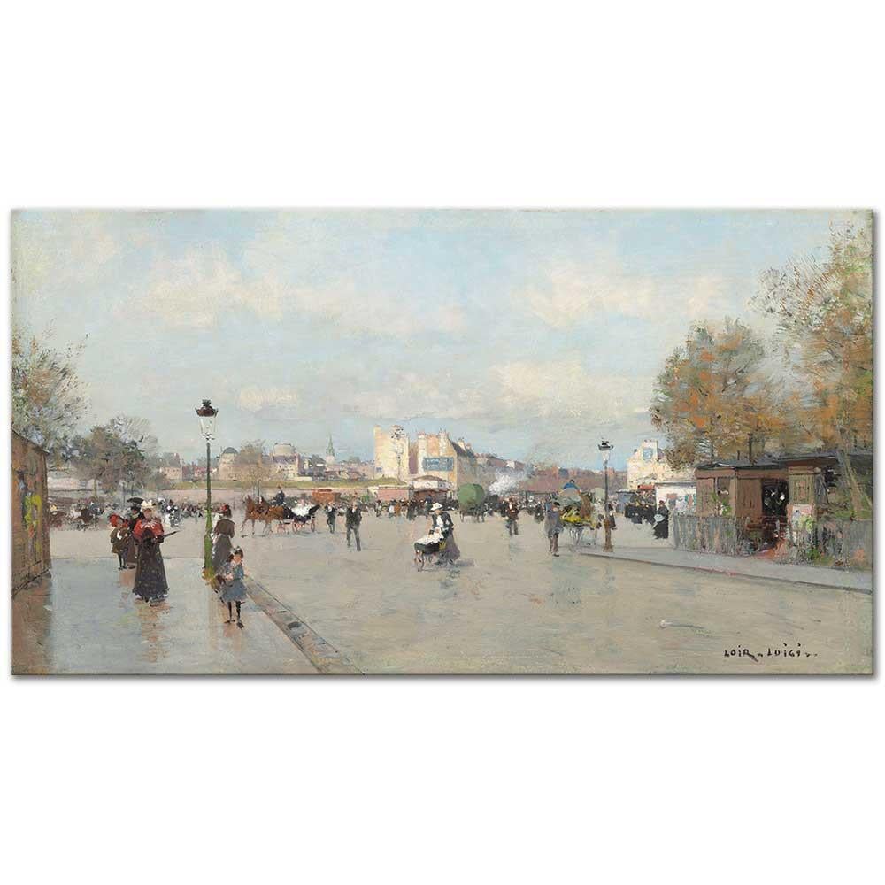 Luigi Loir Berthier Bulvarında Kanvas Tablo
