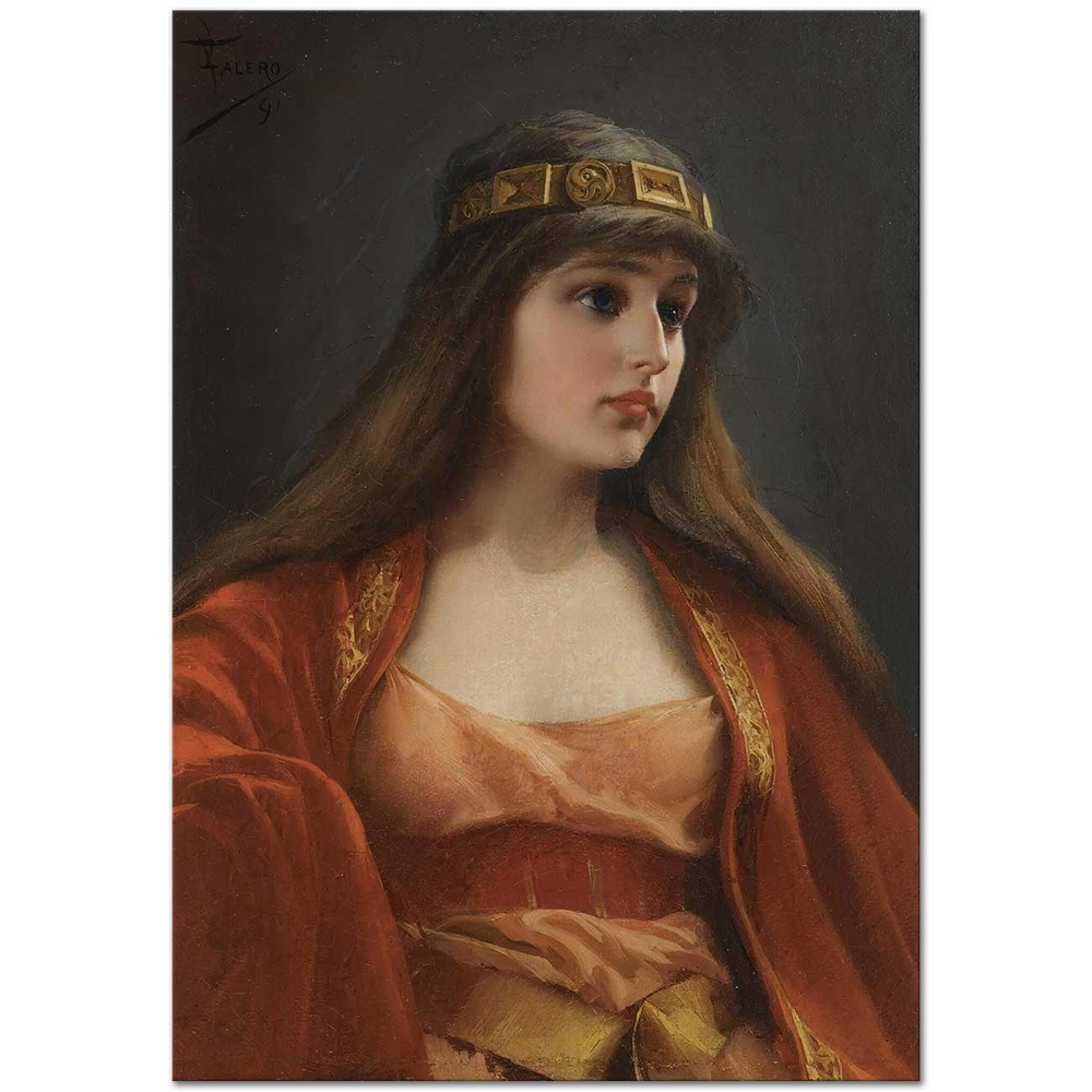 Luis Ricardo Falero Bedevi Kız Kanvas Tablo