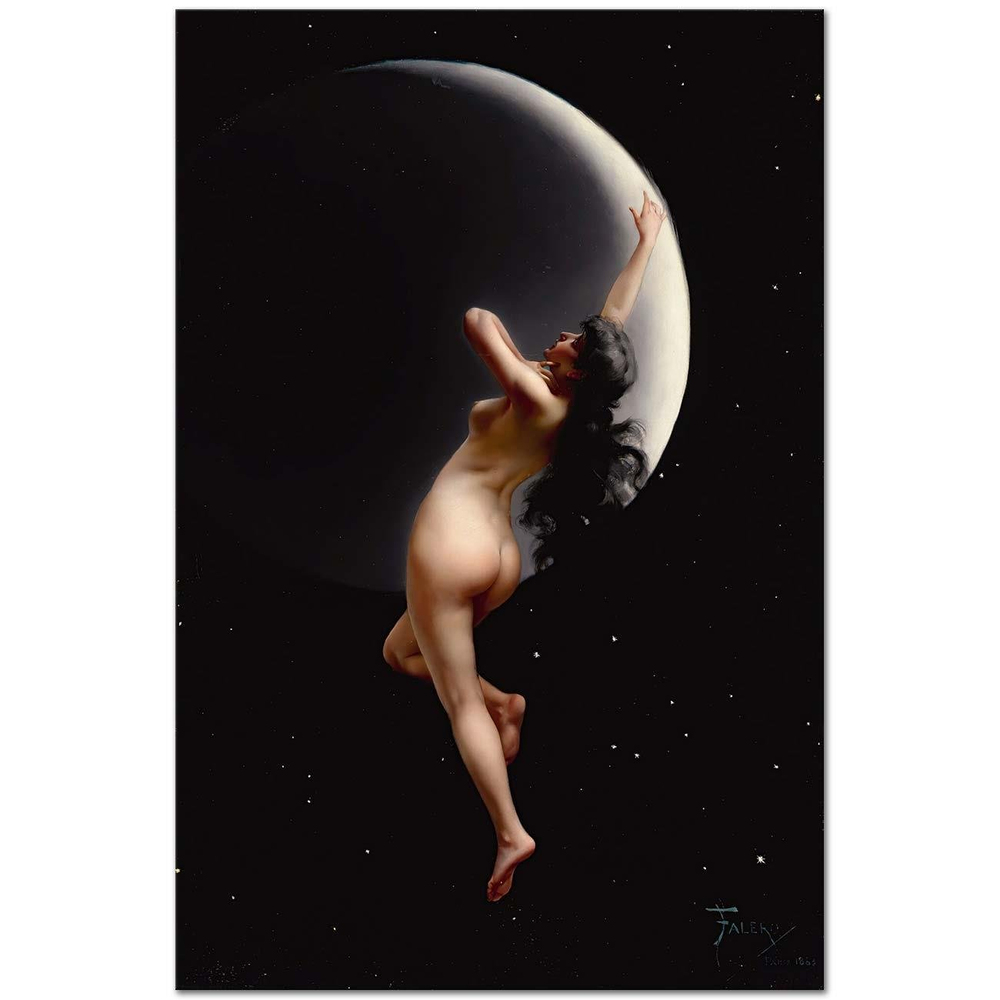 Luis Ricardo Falero Ay Perisi Kanvas Tablo