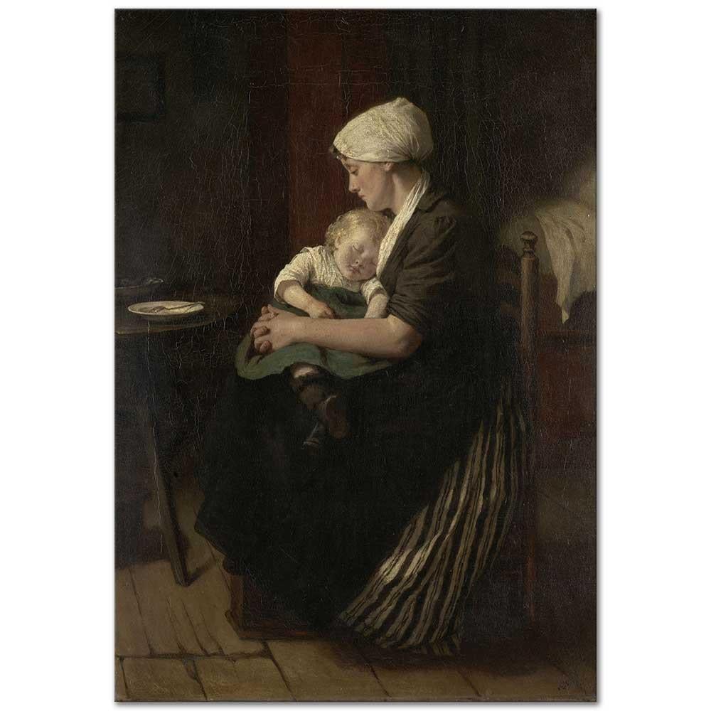 Adolph Artz Uykuya Dalış Kanvas Tablo