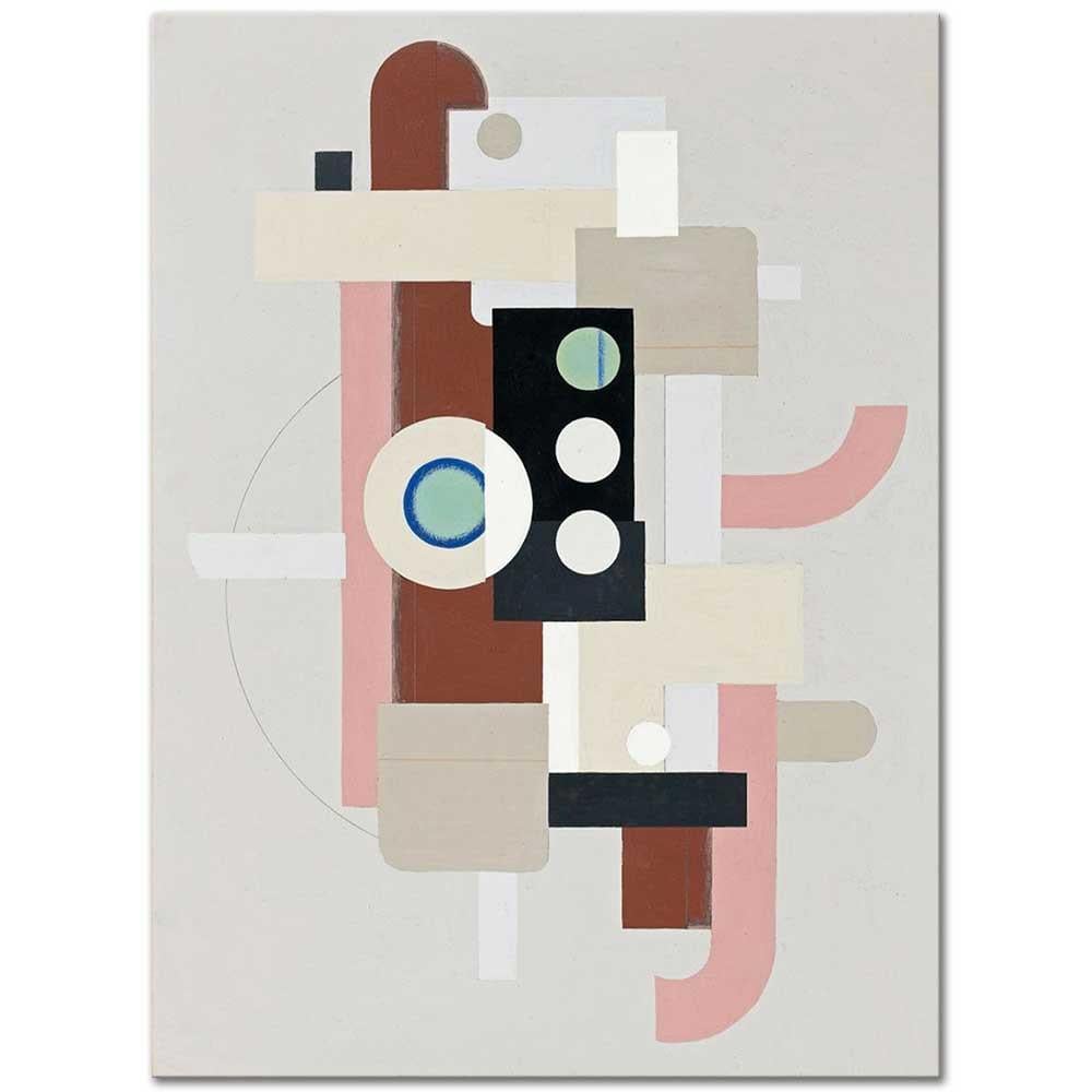 Willi Baumeister Makine Kanvas Tablo