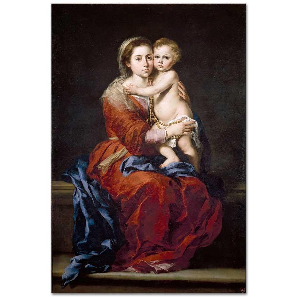 Bartolome Esteban Murillo Madonna Kanvas Tablo