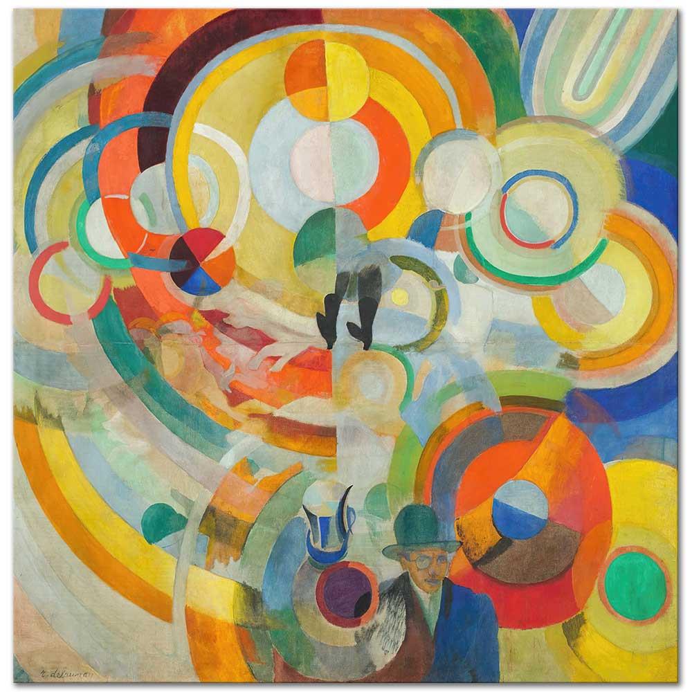 Robert Delaunay Atlıkarınca Kanvas Tablo