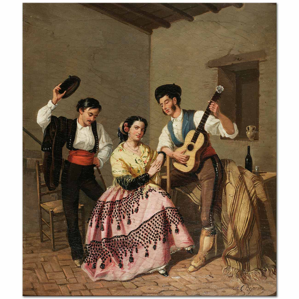 Manuel Cabral Aguado Bejarano Kuple Kanvas Tablo