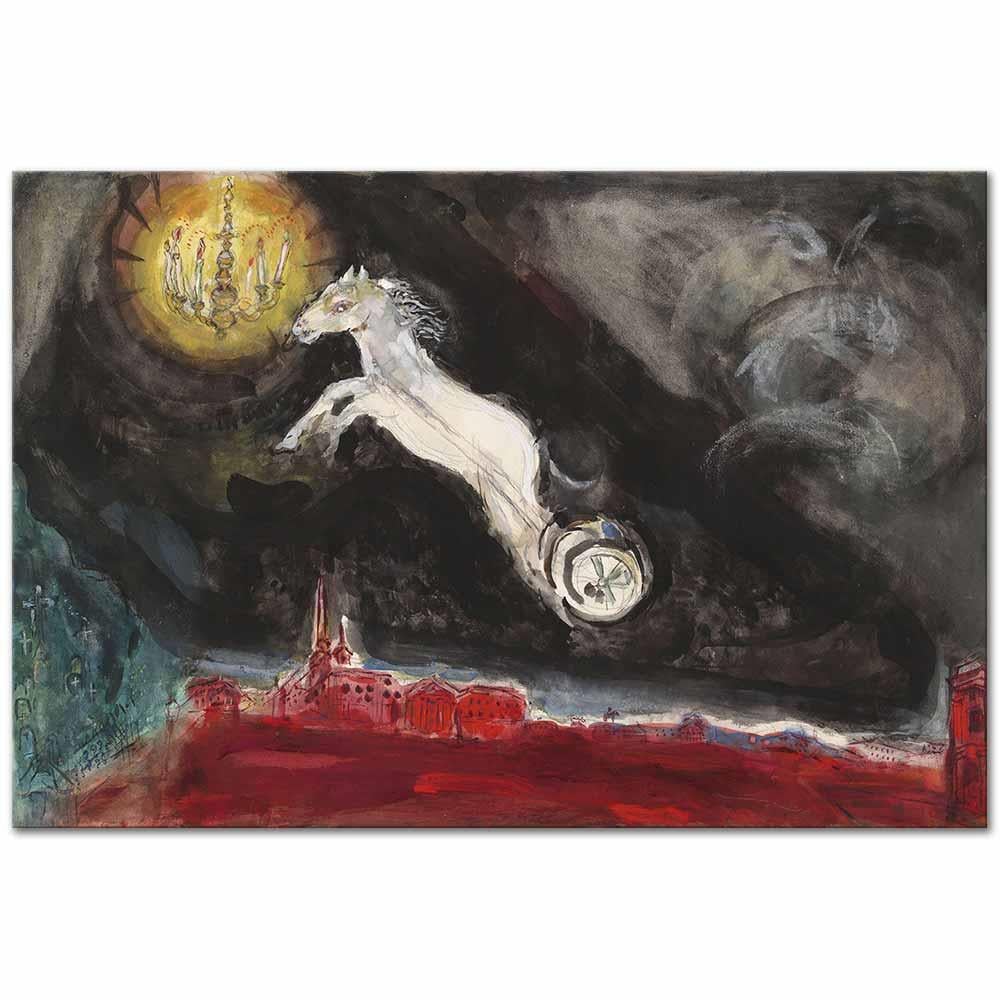 Marc Chagall St Petersburg Fantazisi Kanvas Tablo