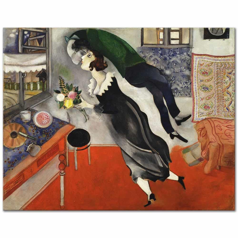 Marc Chagall Doğumgünü Kanvas Tablo