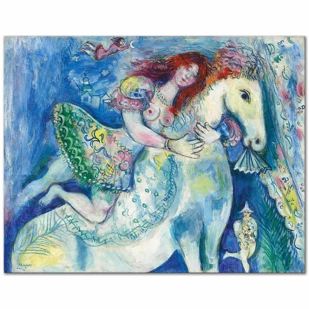 Marc Chagall Sirk Dansçısı Kanvas Tablo