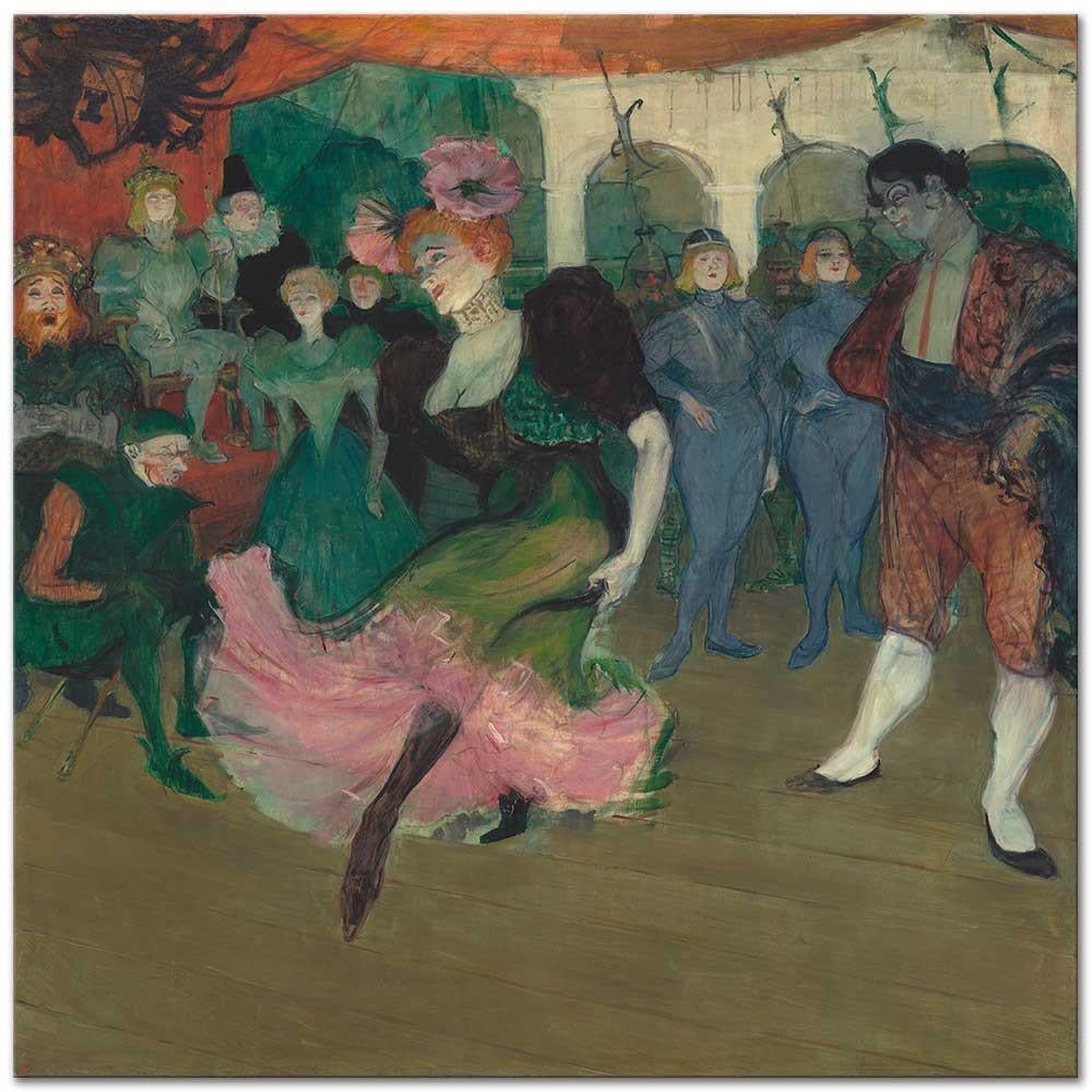 Henri de Toulouse-Lautrec Marcelle Lender Chilpéric'de Bolero Yaparken Kanvas Tablo