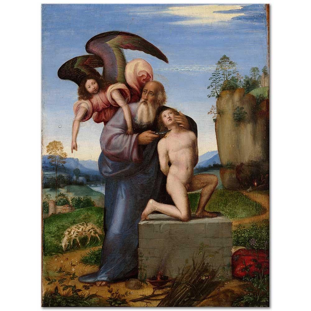 Mariotto Albertinelli İshak'ın Kurban Edilişi Kanvas Tablo