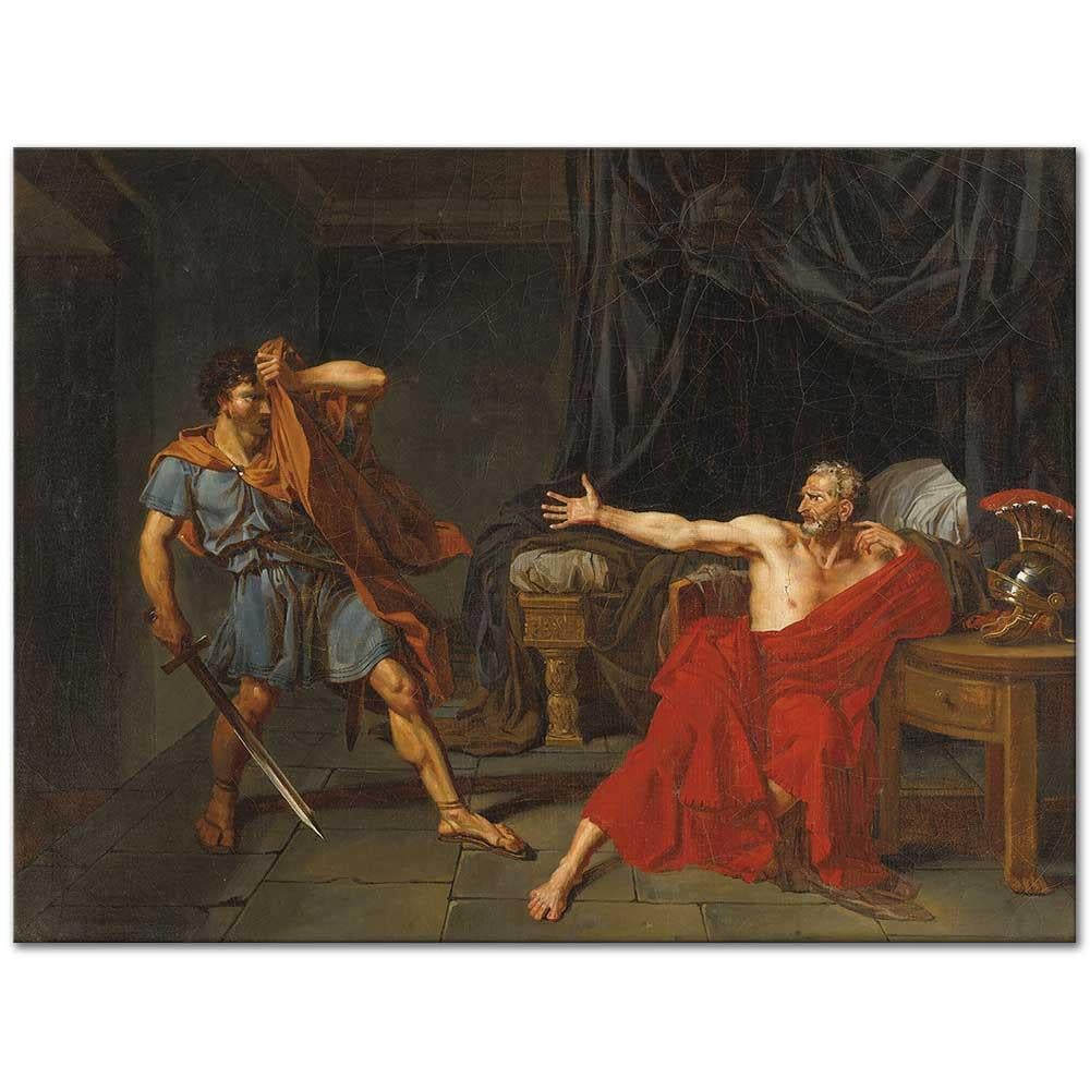 Jean Germain Drouais Marius Minturnae'de Kanvas Tablo