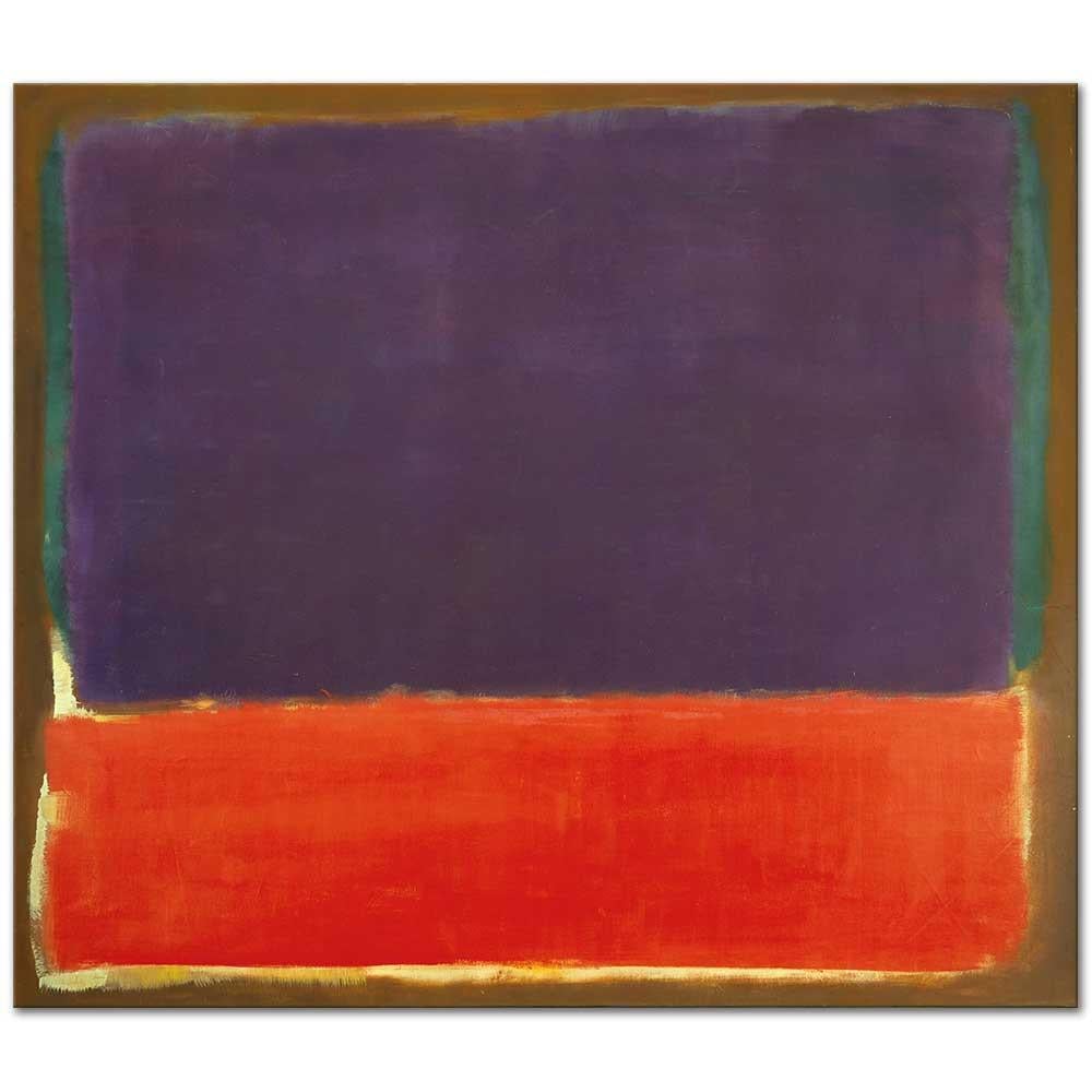 Mark Rothko No 14 Kanvas Tablo