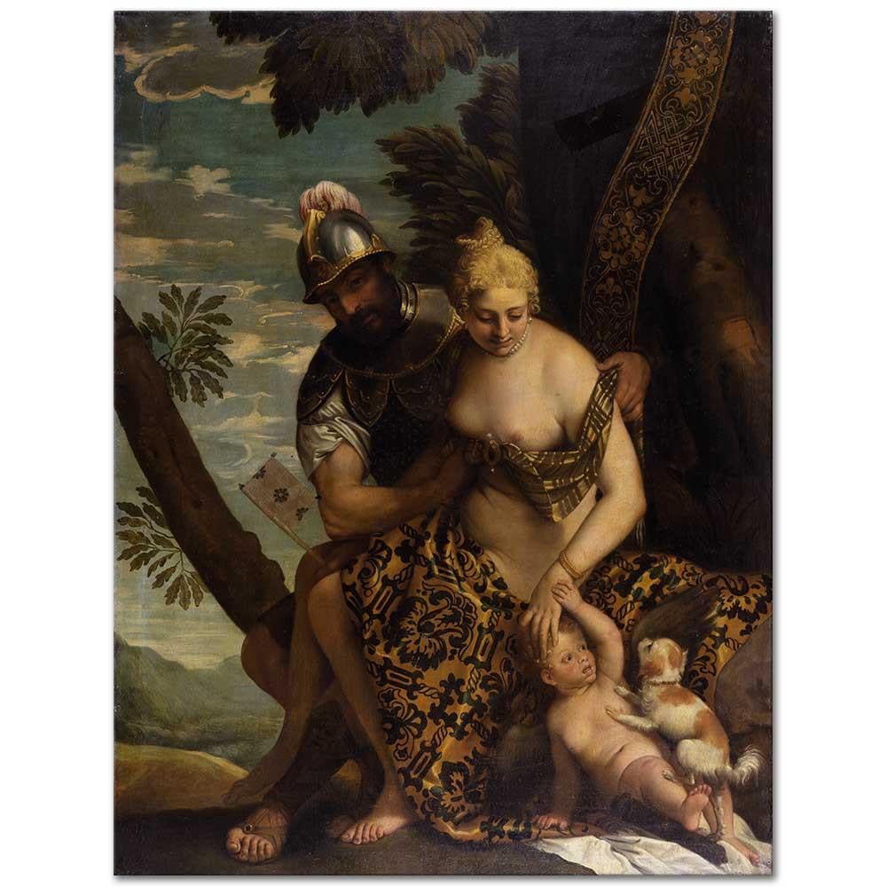 Paolo Veronese Mars ile Venüs Kanvas Tablo