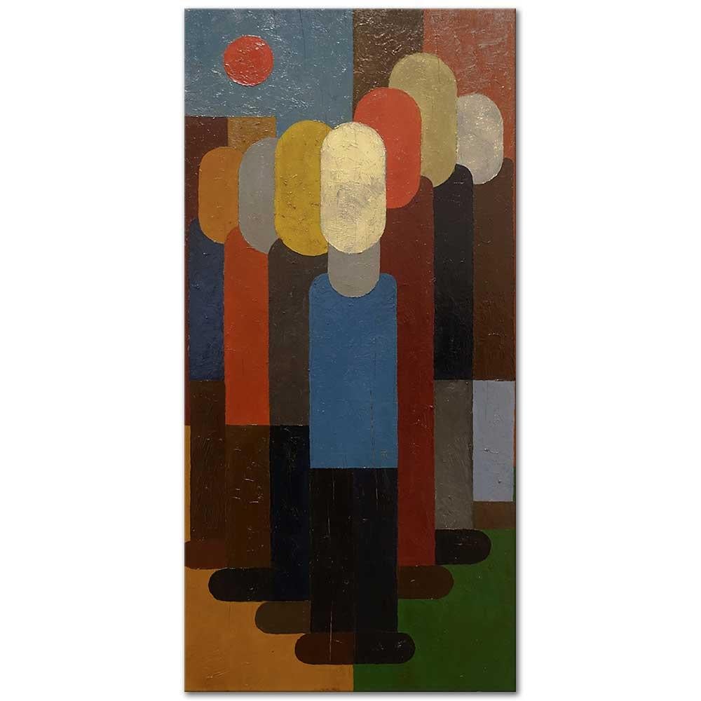 Franz Wilhelm Seiwert Yığın Kanvas Tablo