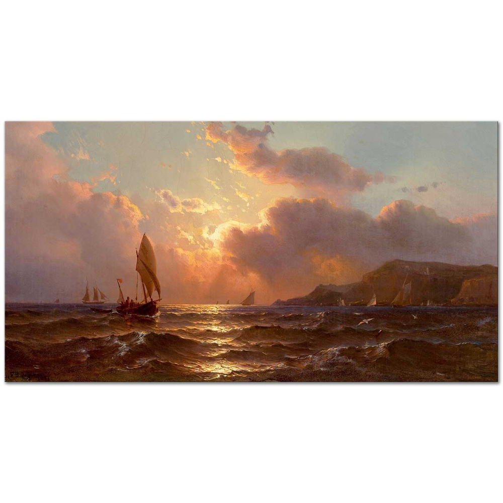 Mauritz de Haas Gerçek Sabah Kanvas Tablo