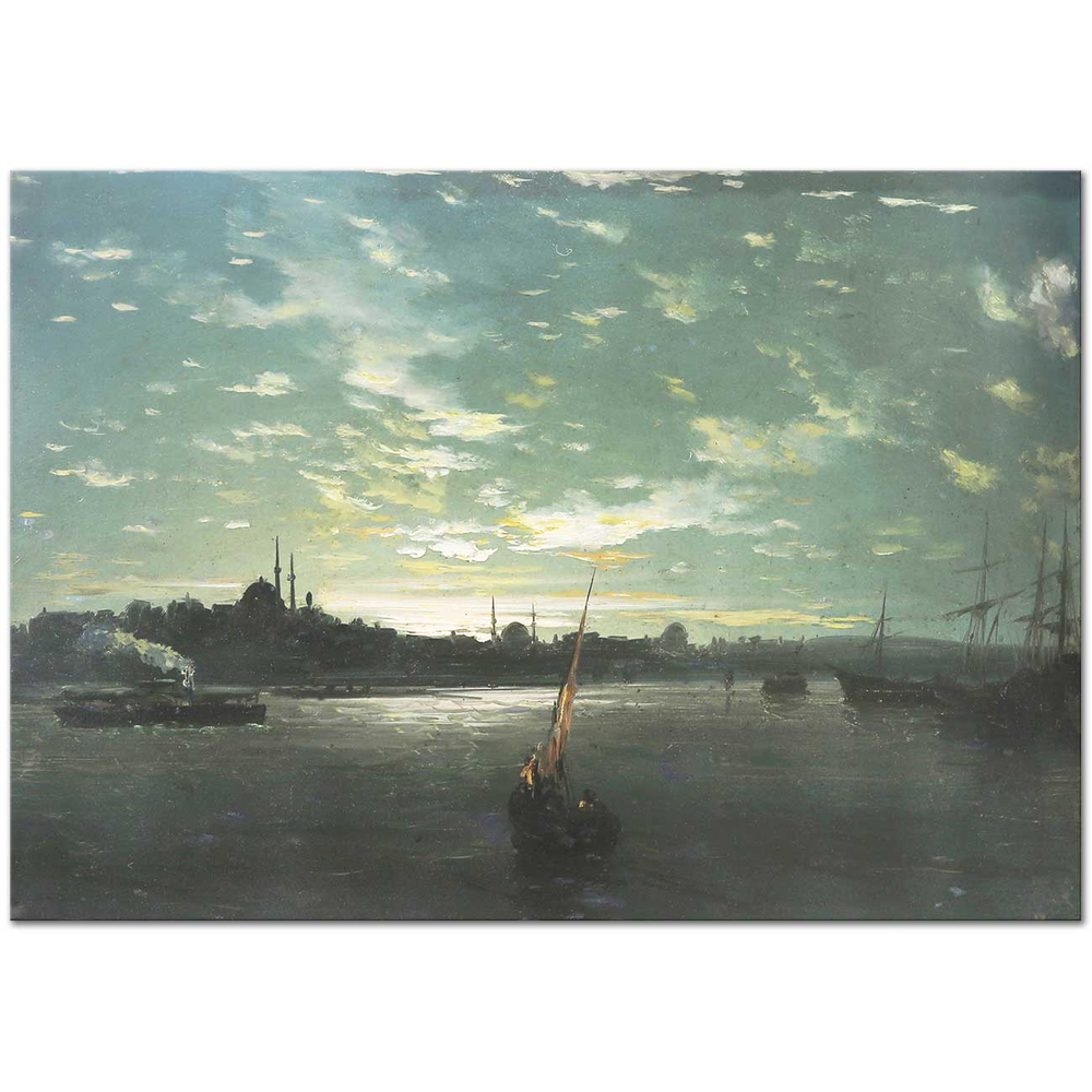 Mıgırdıc Givanian Haliç Manzarası Kanvas Tablo