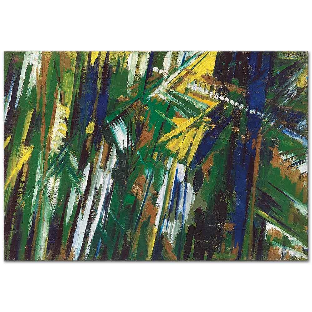 Mikhail Larionov Sokak Fenerleri Kanvas Tablo