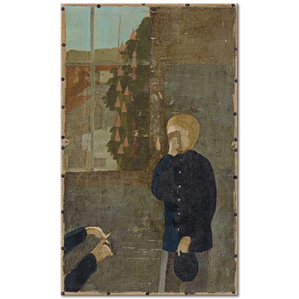 Otto Meyer-Amden Yetimhanedeki Öğrencinin Şakası Kanvas Tablo