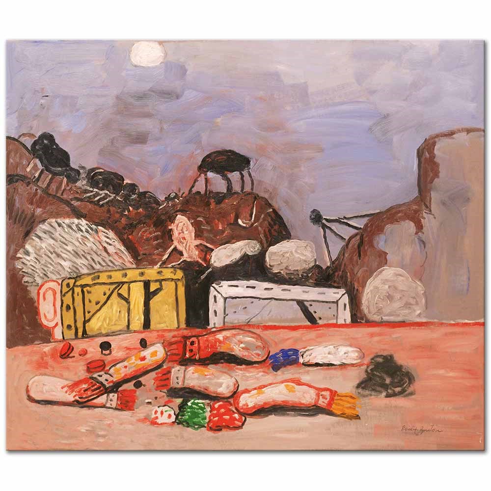 Philip Guston Mehtap Kanvas Tablo