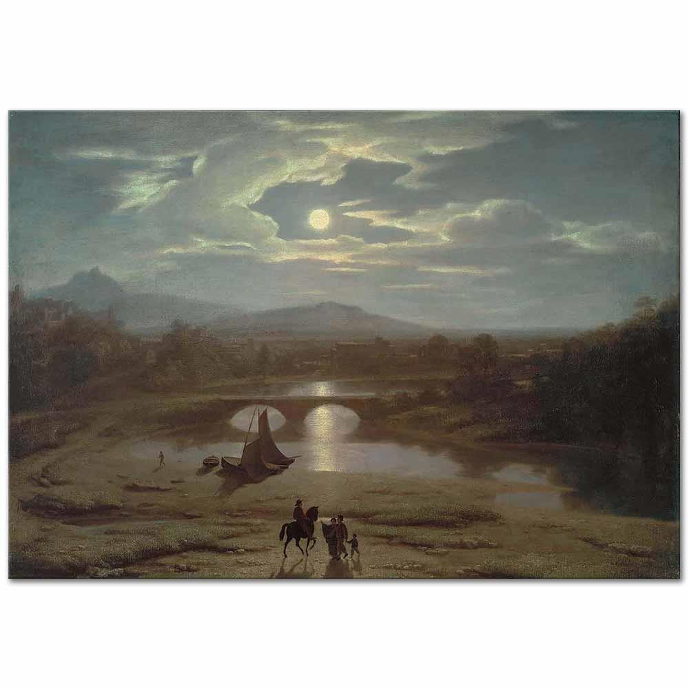 Washington Allston Mehtap Kanvas Tablo