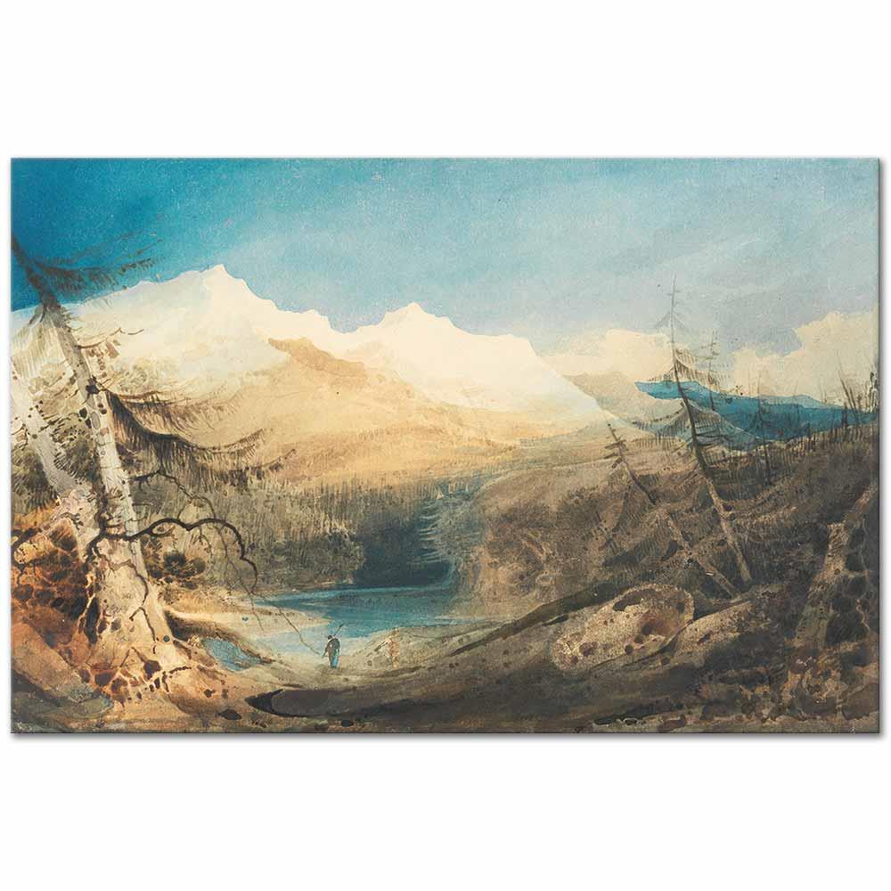 John Sell Cotman Dağ Peyzajı Kanvas Tablo