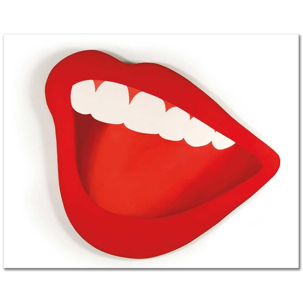 Tom Wesselmann Ağız 3 Kanvas Tablo