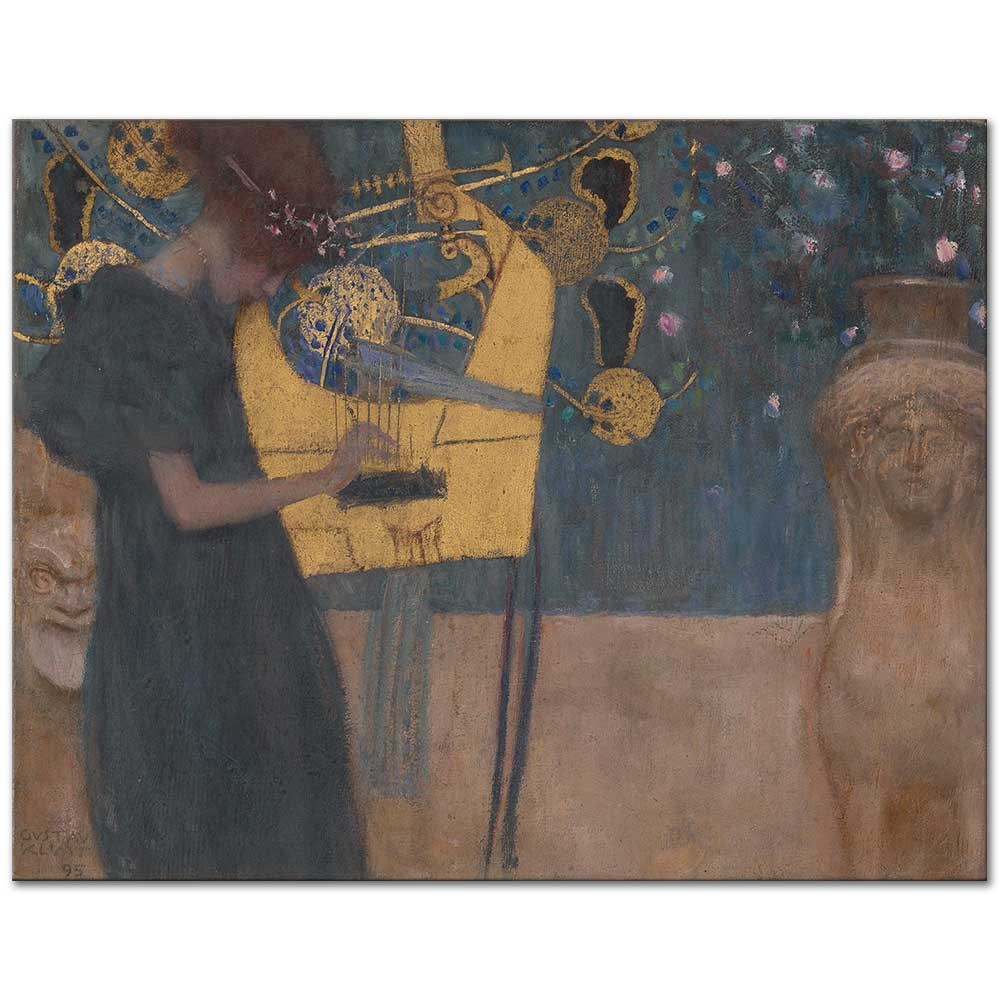 Music by Gustav Klimt as Fine Art Print