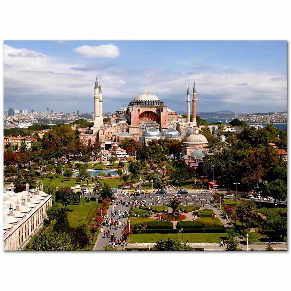 Mustafa Yılmaz Ayasofya Kanvas Tablo