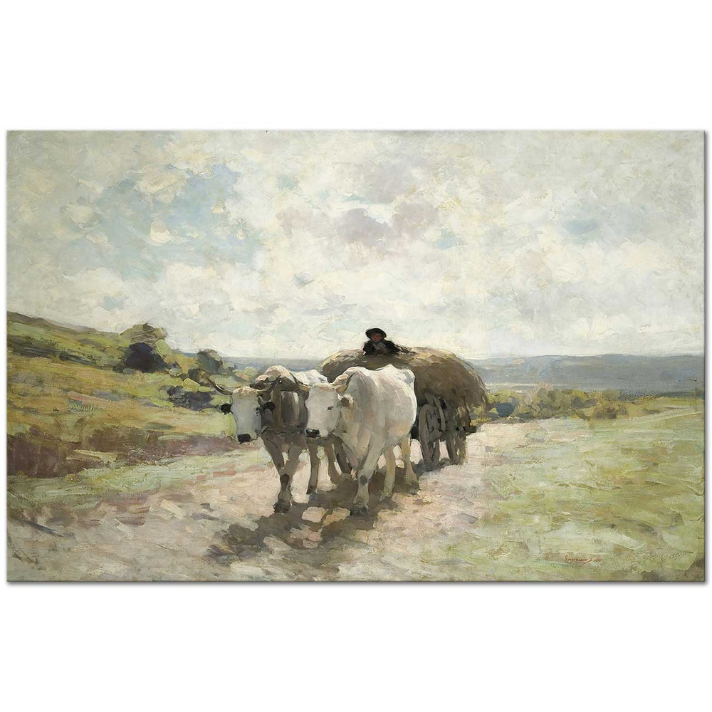 Nicolae Grigorescu Harman Yerinde Kanvas Tablo