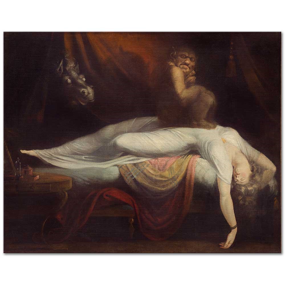 Heinrich Füssli Kabus Kanvas Tablo