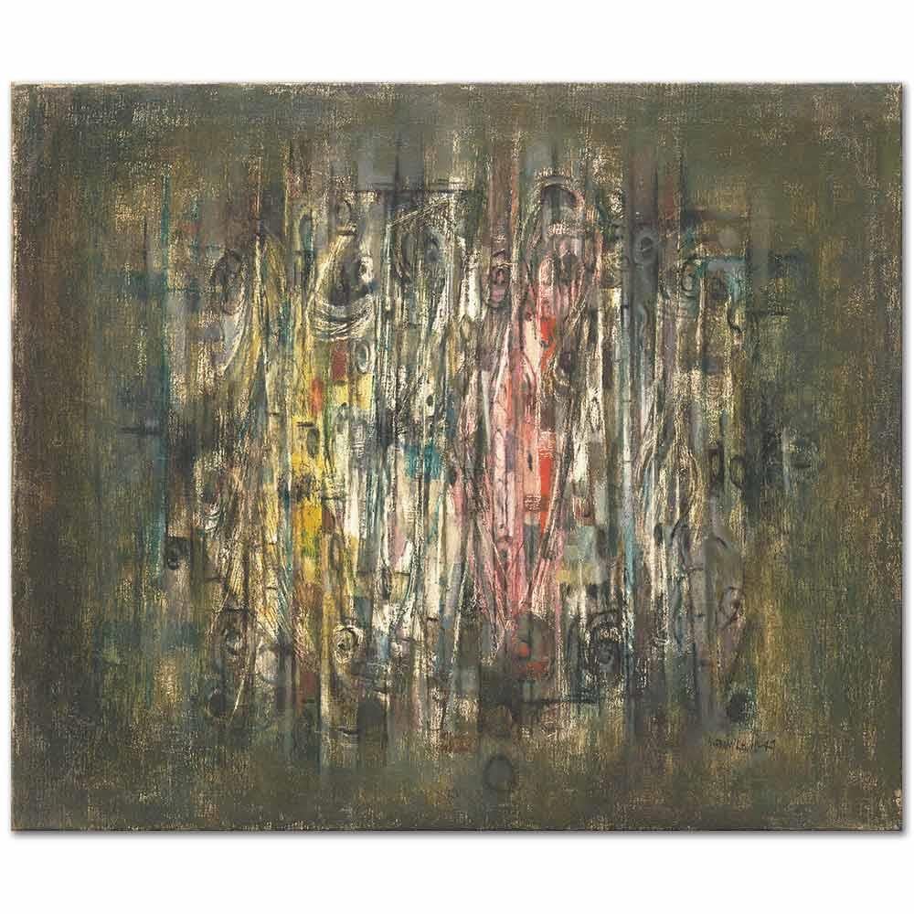 Norman Lewis İsimsiz Kanvas Tablo