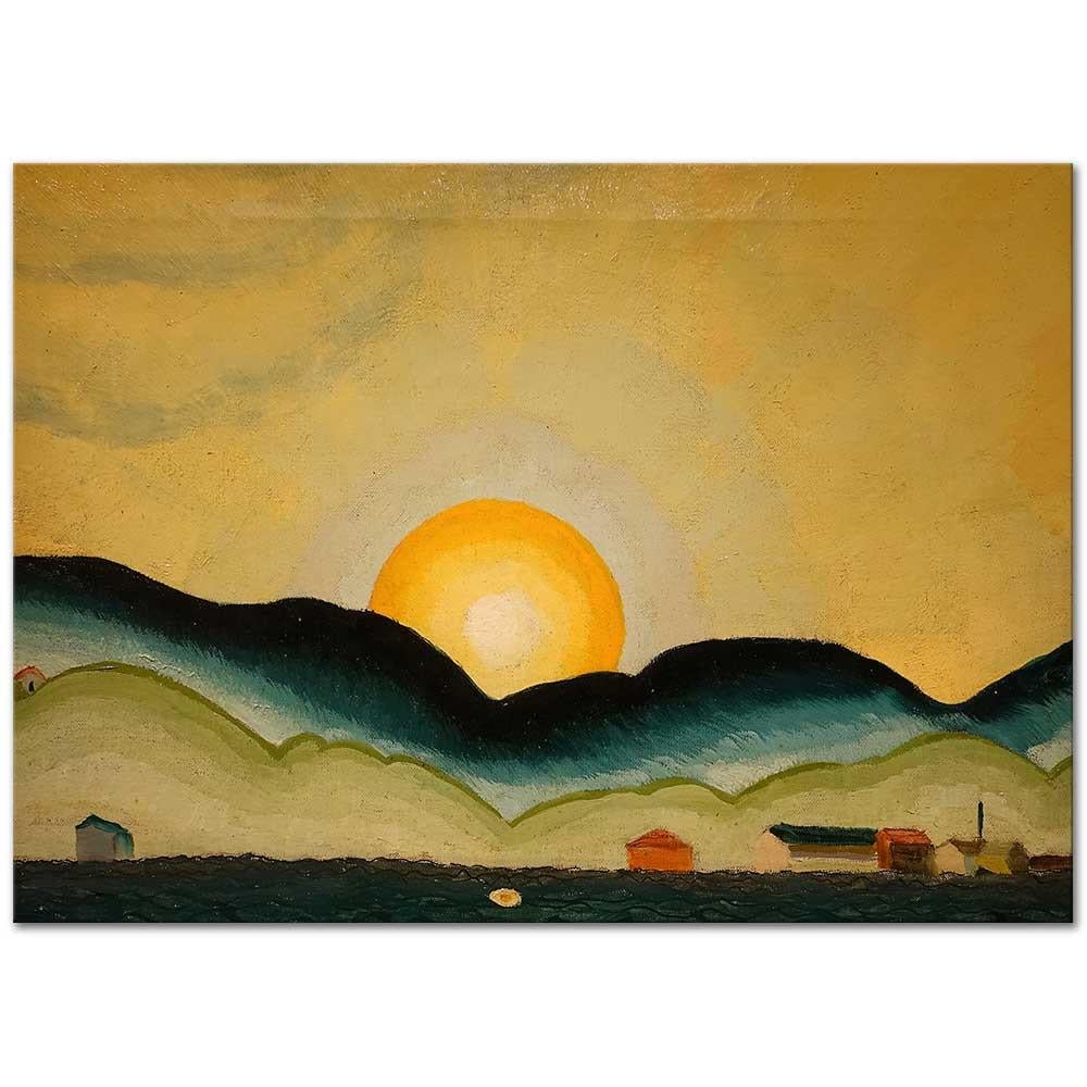 Arthur Dove Northport Limanı Kanvas Tablo