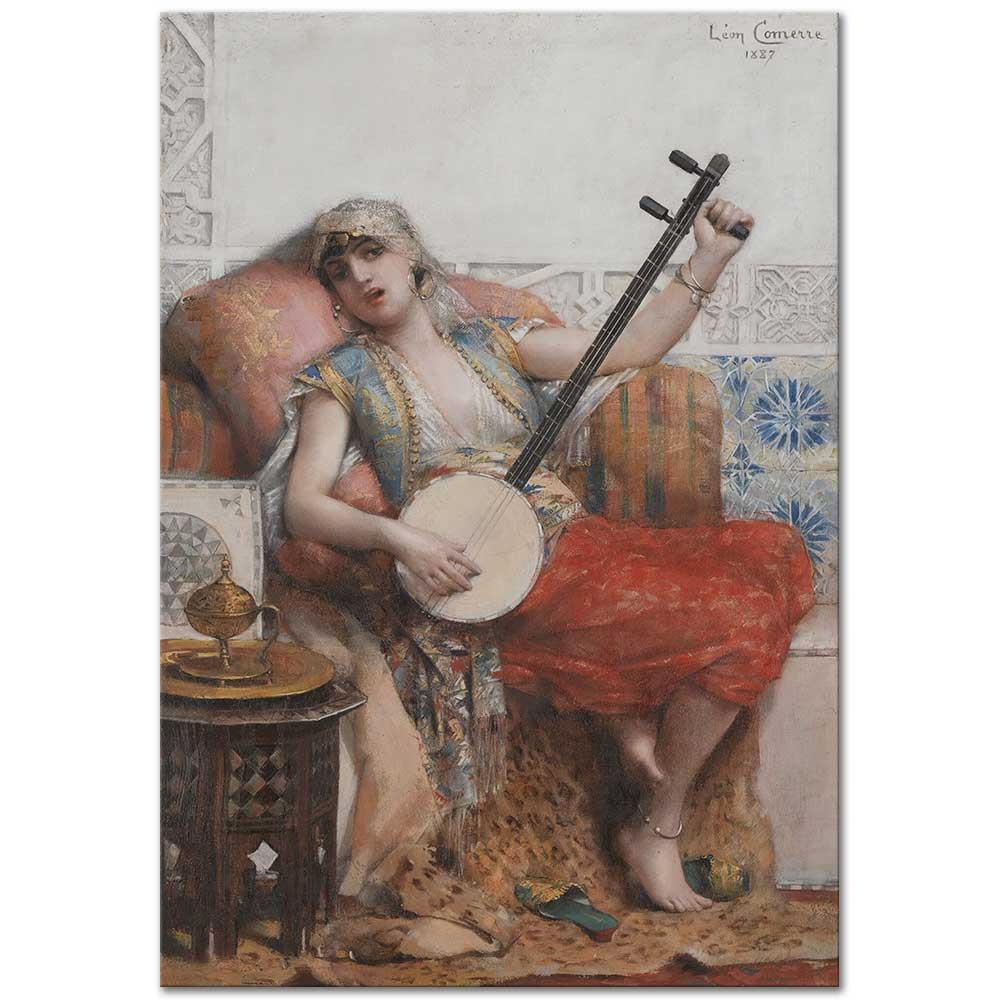 Leon François Comerre Cariye Kanvas Tablo