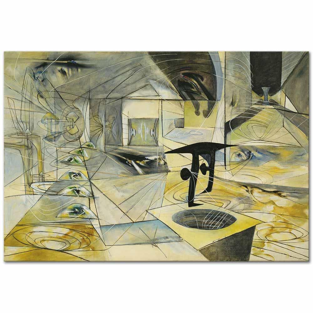 Roberto Matta Electra Oniksi Kanvas Tablo