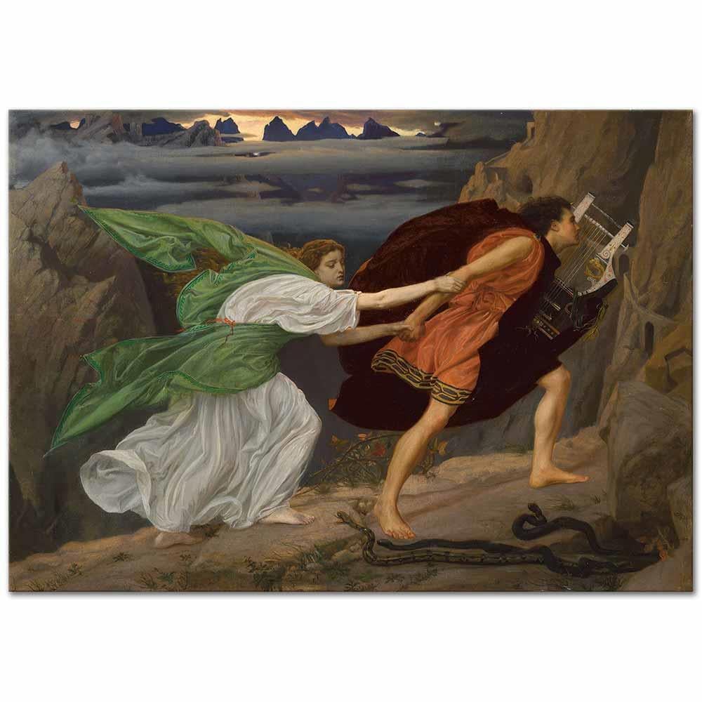 Edward John Poynter Orpheus ve Eurydice Kanvas Tablo