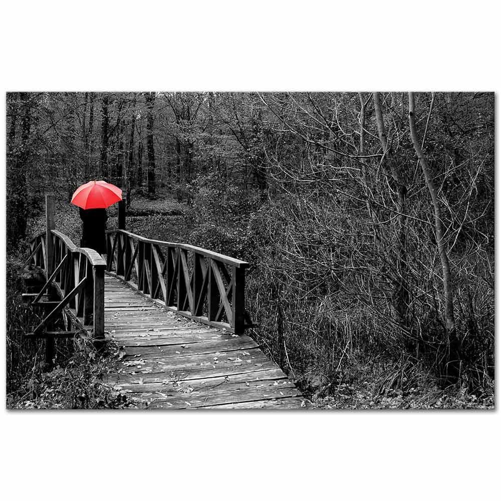 Osman Karamehmetoğlu Ormanda Huzur Kanvas Tablo