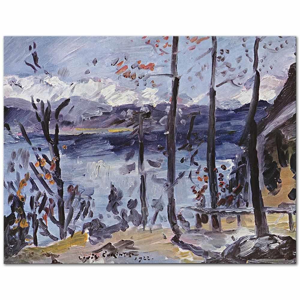 Lovis Corinth Walchensee Kanvas Tablo