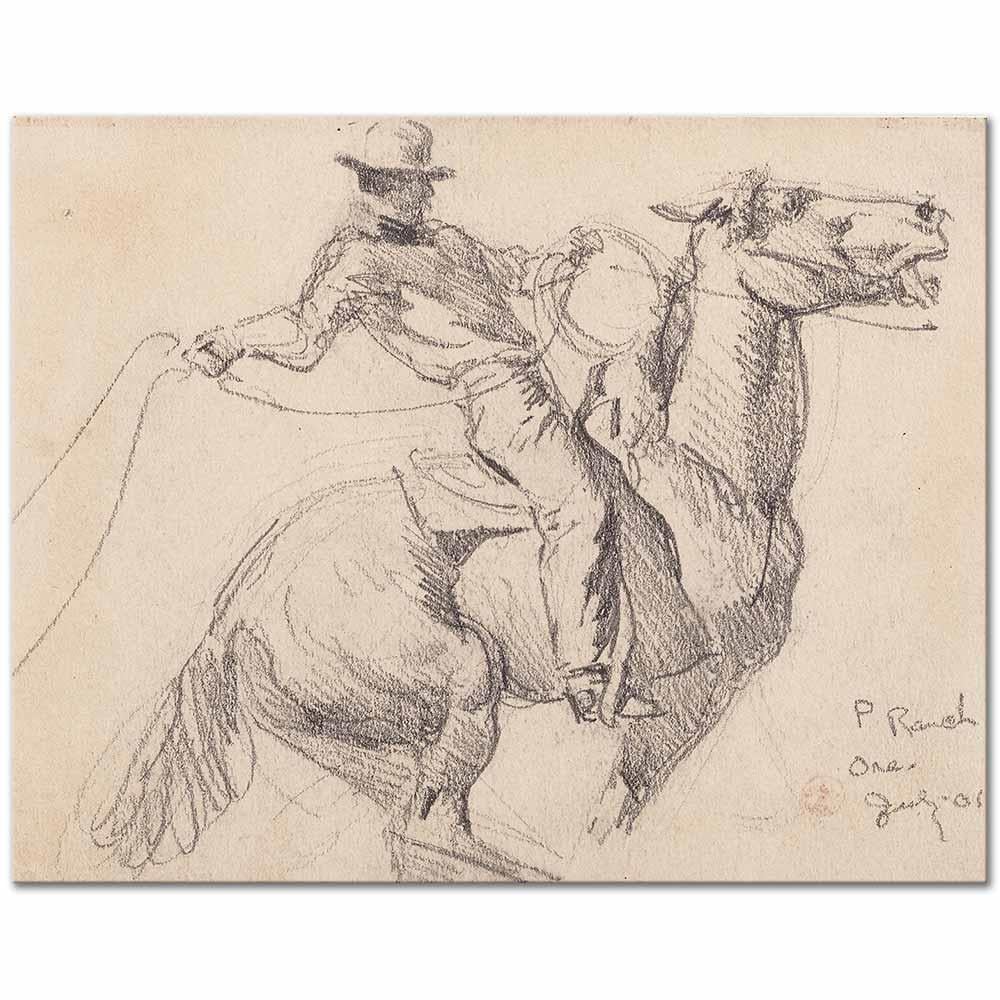 Maynard Dixon P. Çiftliği Oregon Kanvas Tablo