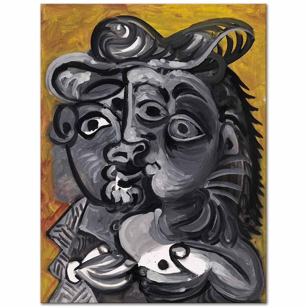 Pablo Picasso Çift Kanvas Tablo