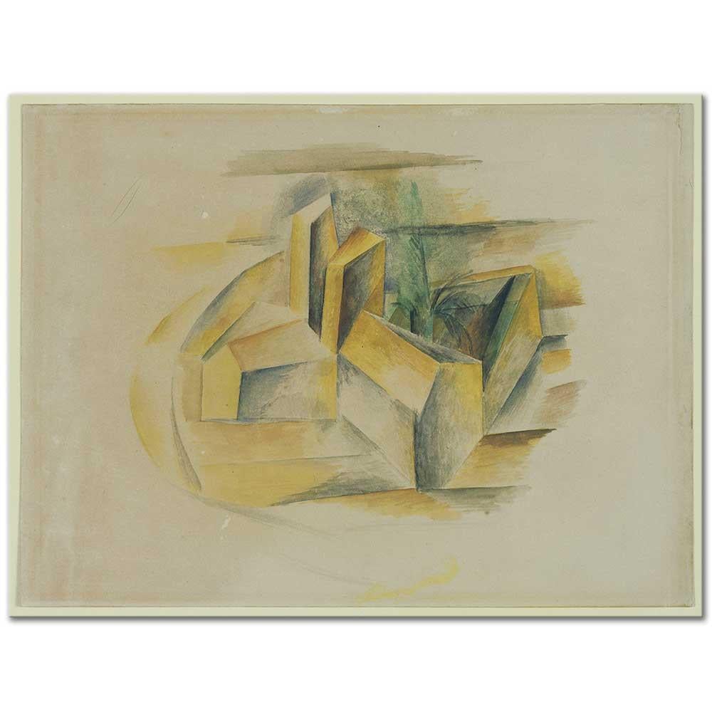 Pablo Picasso Horta'daki Değirmen Kanvas Tablo