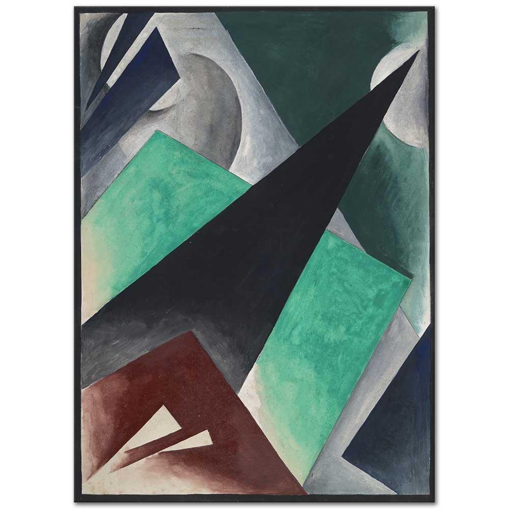 Lyubov Popova Resimsel Mimari 01 Kanvas Tablo