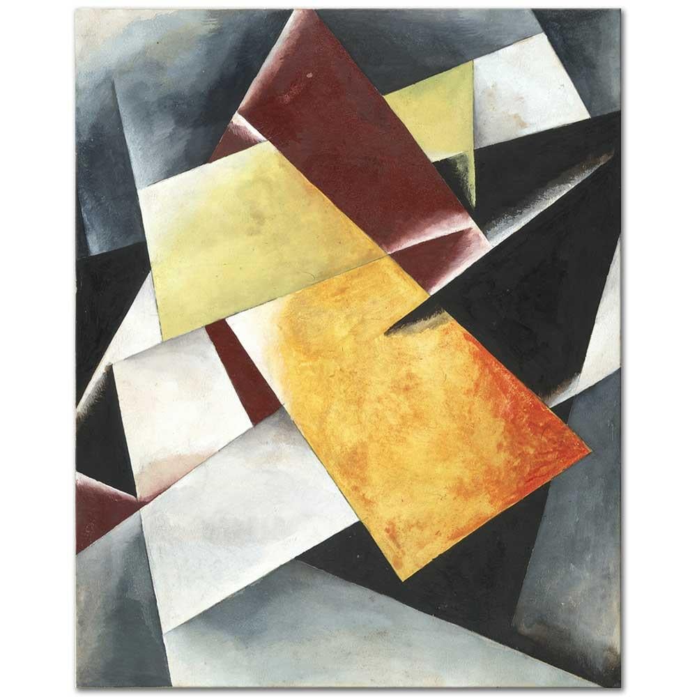 Lyubov Popova Resimsel Mimari Kanvas Tablo