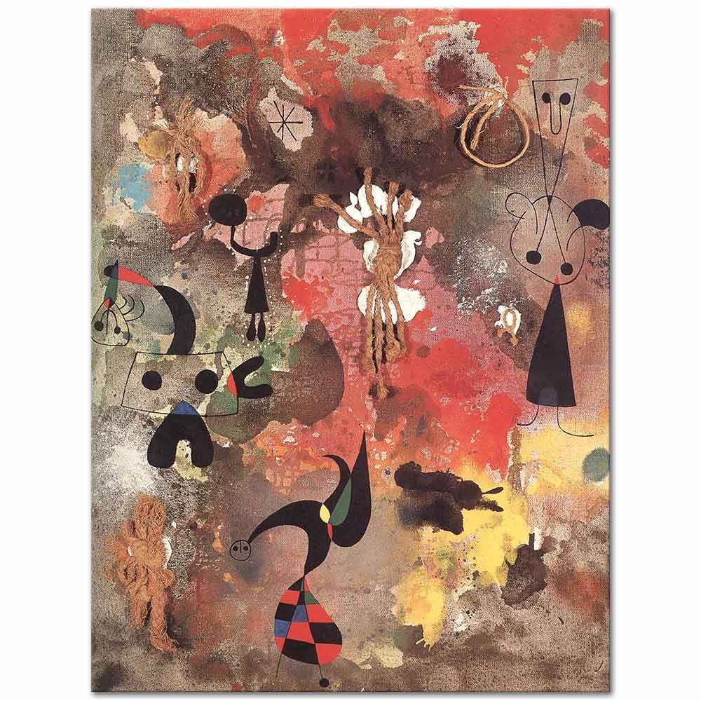 Joan Miro Resim No 3 Kanvas Tablo