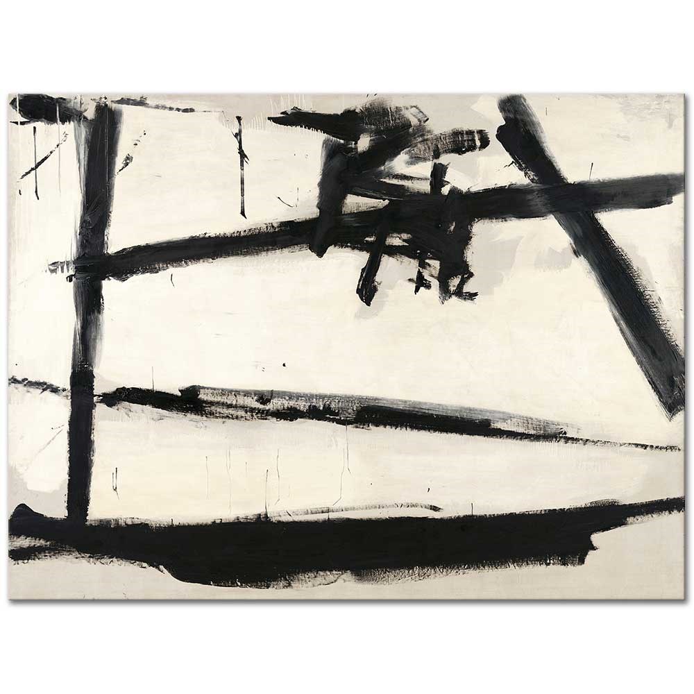 Franz Kline Resim No 02 Kanvas Tablo