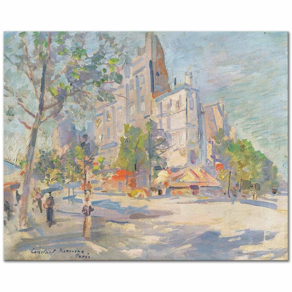 Konstantin Korovin Paris'te İlkbahar Kanvas Tablo