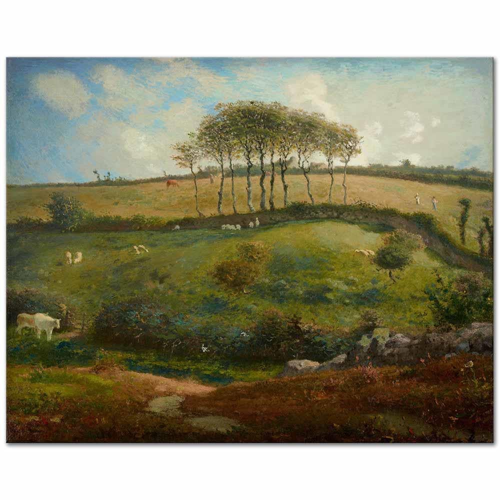Jean-François Millet Cherbourg Civarı (Normandy) Kanvas Tablo