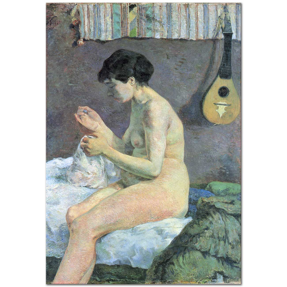 Paul Gauguin Nü Etüdü Kanvas Tablo