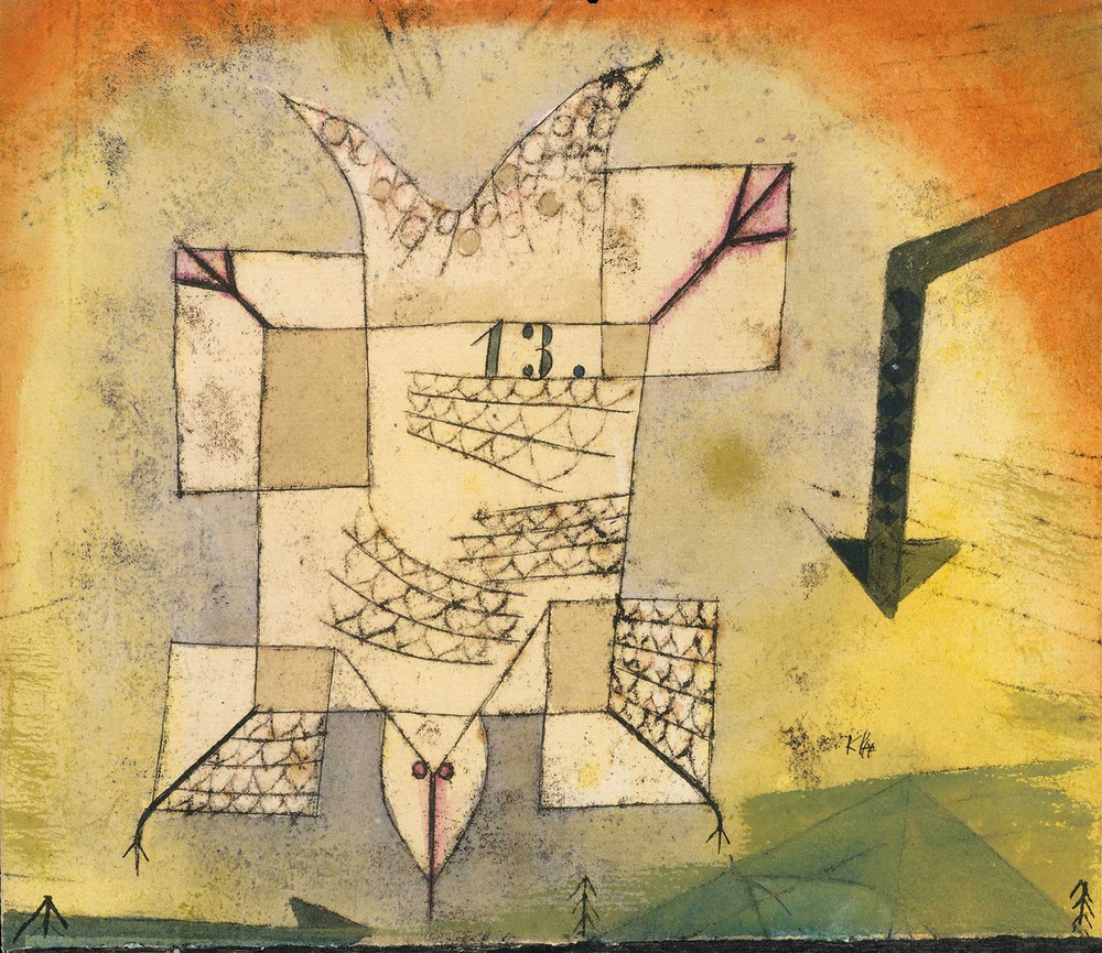 Paul Klee Falling Bird Art Print