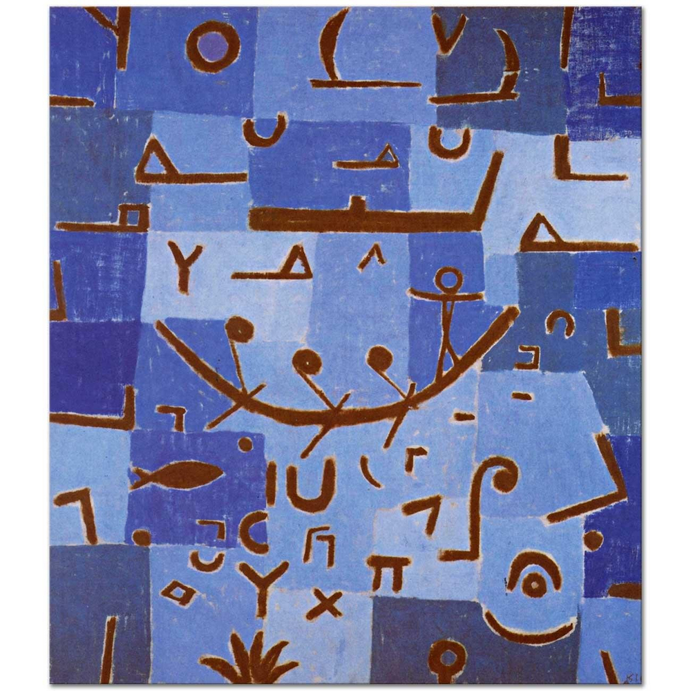 Paul Klee Nil Efsanelerinden Kanvas Tablo