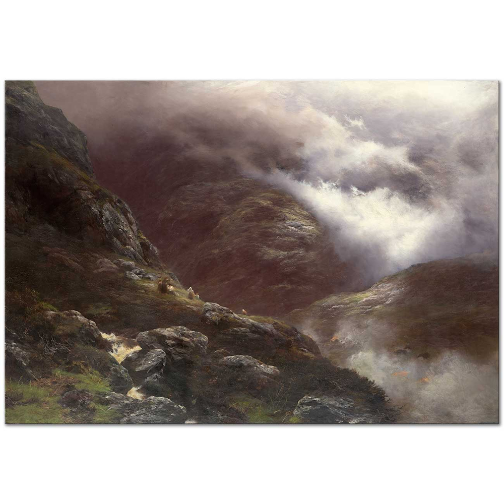 Peter Graham Glencoe Katliamı Sonrası Kanvas Tablo